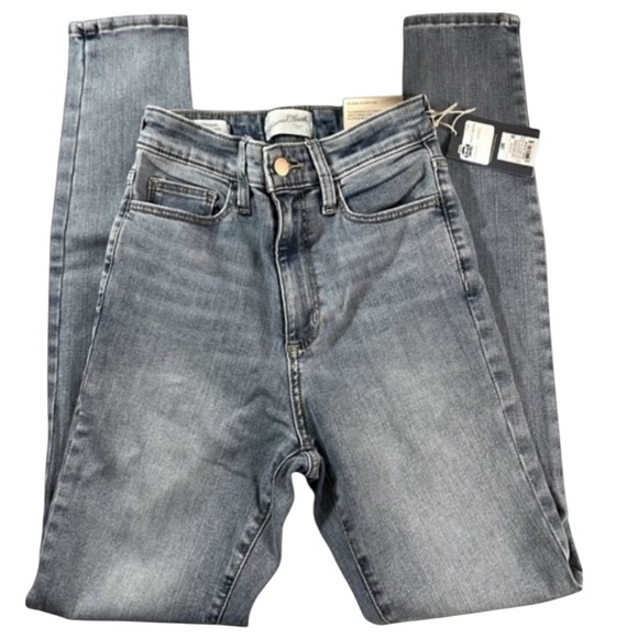 Universal Thread, High Rise, Skinny, Slim Leg, Super Stretch, Blue, Women’s Sz 0 - Picture 1 of 11